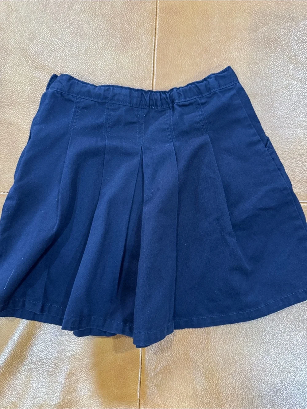 OshKosh B'gosh Navy Pleated Kids Skirt